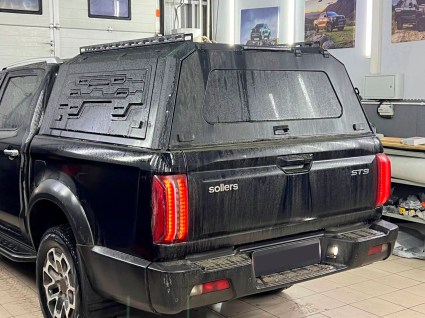 Kунг на кузов Sollers ST9 2 стекла алюминиевый - фото 1